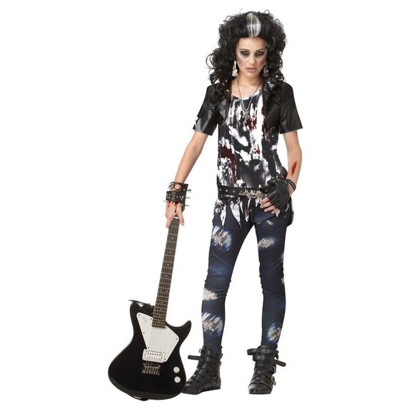 Rocked Out Zombie Costume Teen Size Large - Picture 1 of 5